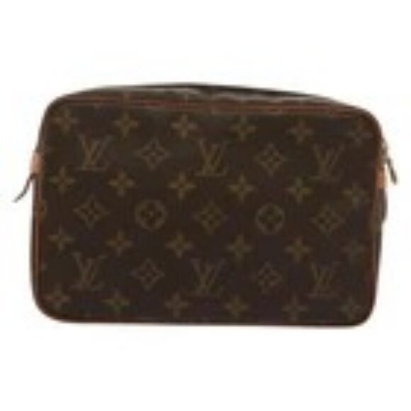 LOUIS VUITTON Monogram Compiegne 23 Clutch Bag M51847 LV Auth 137321 - Picture 2 of 16